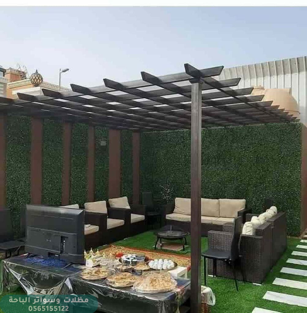 برجولات خشبية